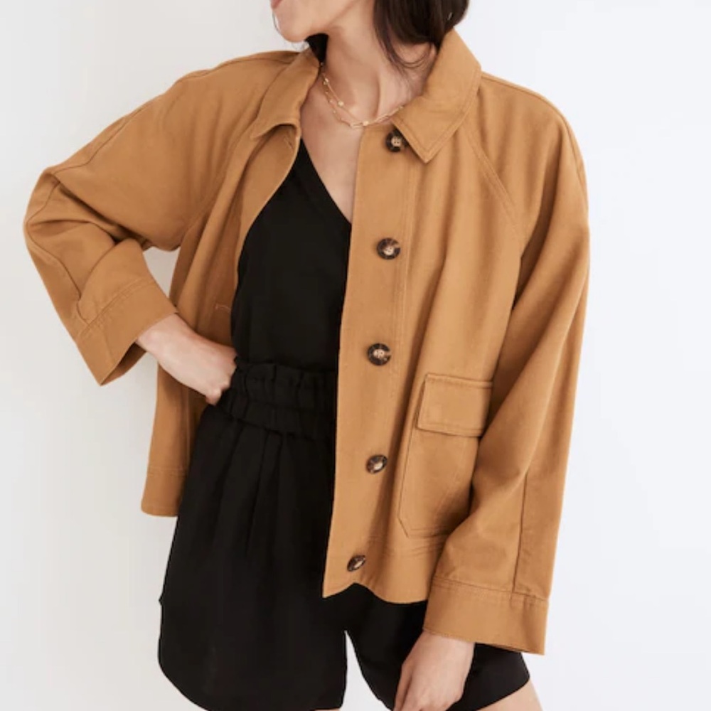 Madewell Tan Barn Jacket  chore jacket for Women - Picture 3 of 16